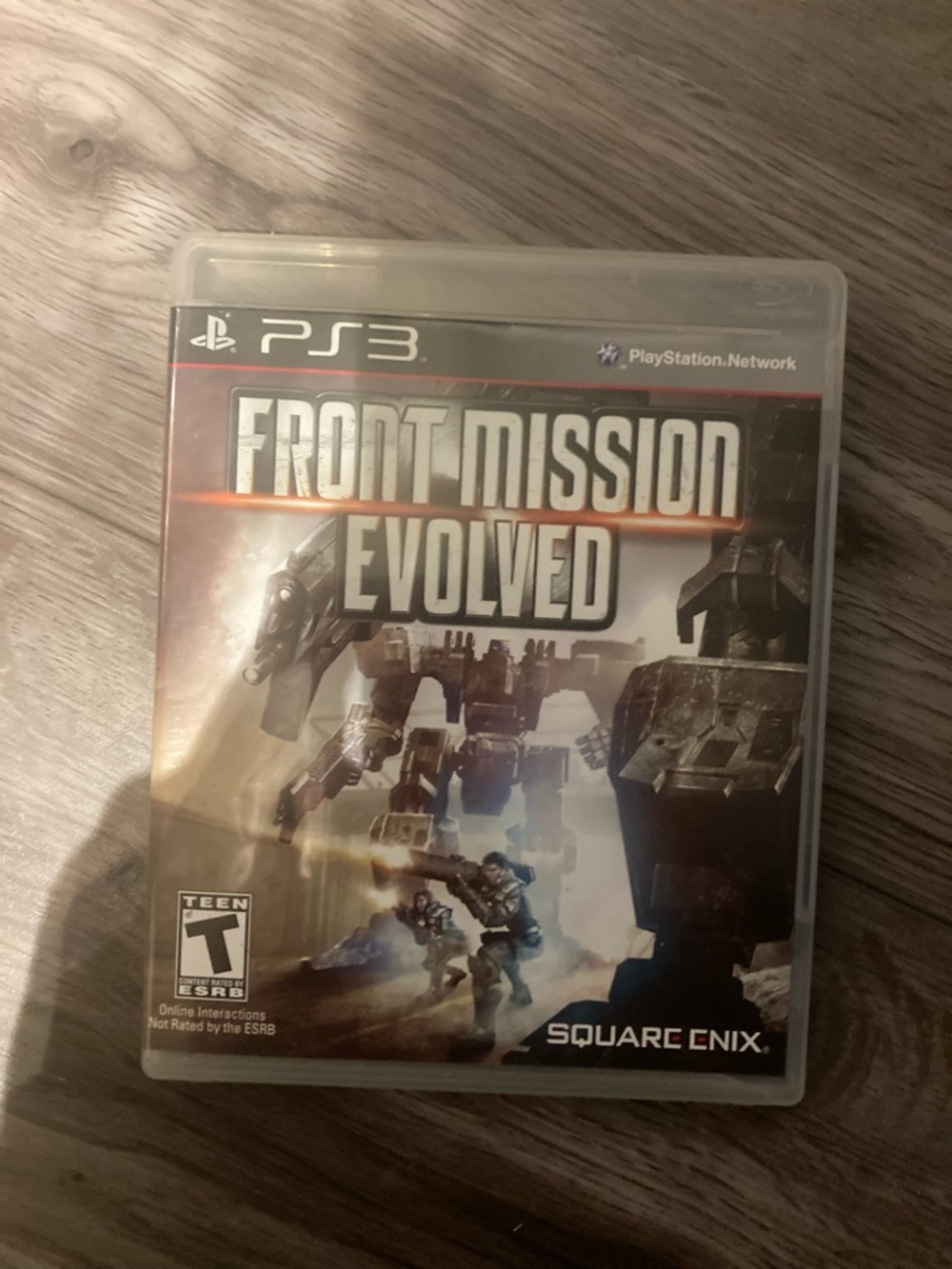 PS3 Game Front Mission Evolved with Manual